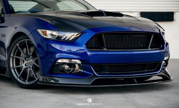 Mustang 2015 Anderson Composites Carbon Fibre Lower Grille
