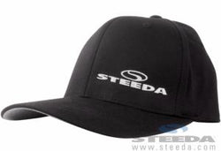 Steeda Black Baseball Cap