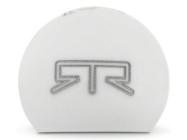RTR White Shift Knob - Gray Engraving (15-23 GT, EcoBoost, V6)