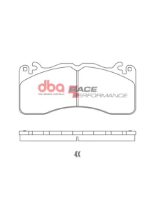 DB9021RP - DBA Race Performance Front Brake Pad Set - Ford Mustang GT 2015+
