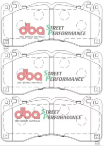 DB9021SP - DBA 4000 Series Slotted Front Brake Discs With Street Performance Brake Pads - Ford Mustang GT 2015+
