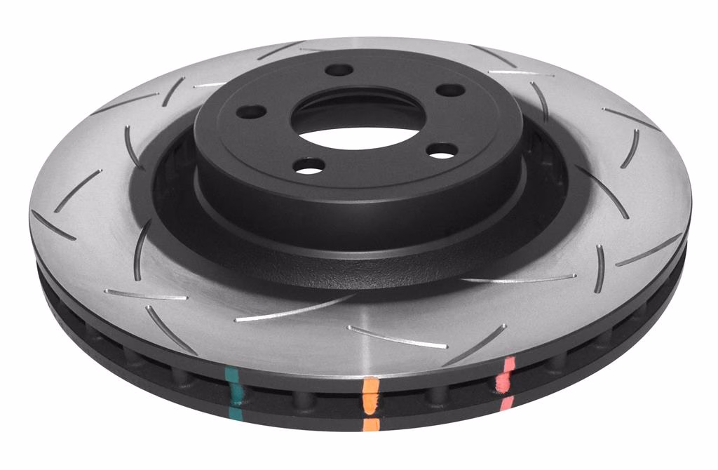 DBA 4000 Series T3 Slotted Front Brake Discs For S550 Ford Mustang EcoBoost
