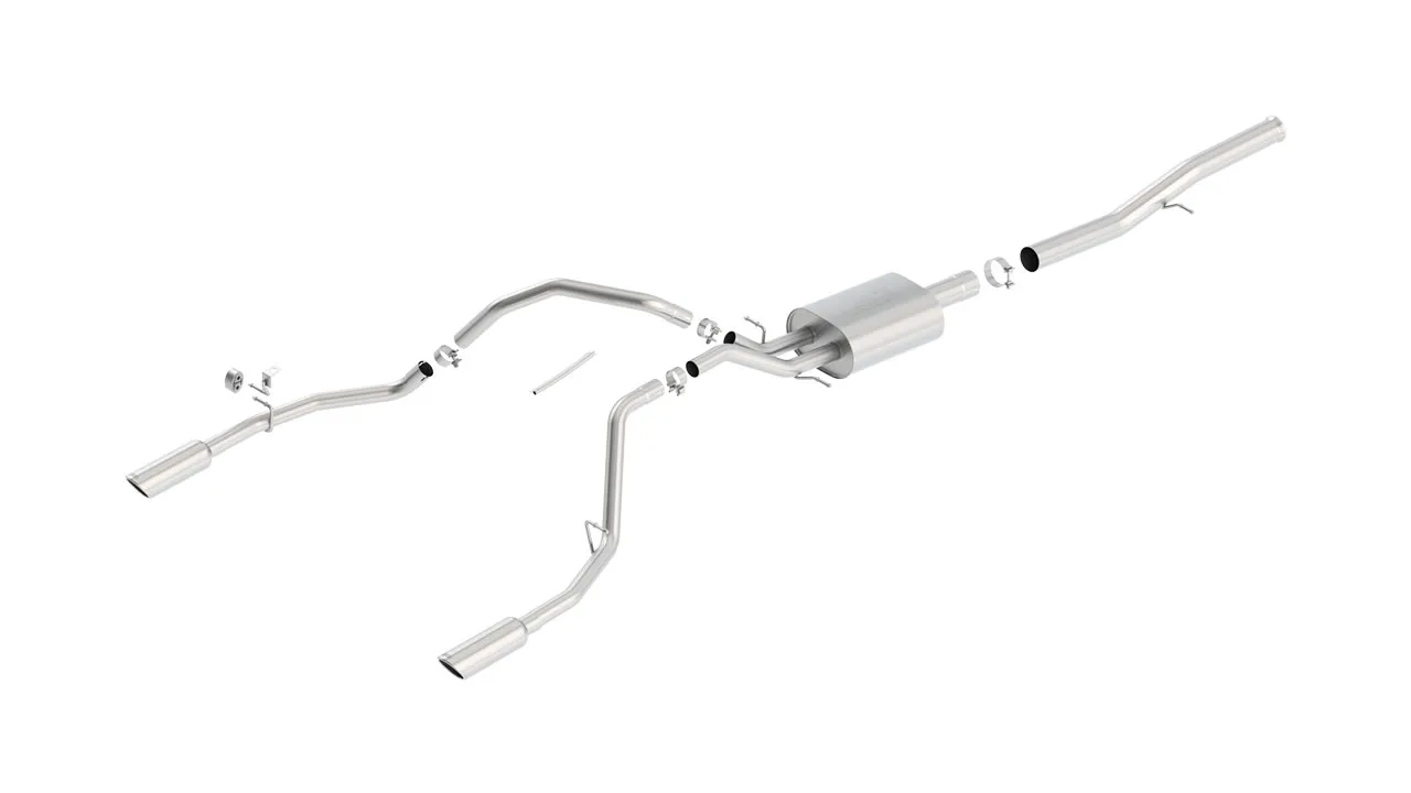 Borla Touring Cat-Back Exhaust System For 2014-2018 Chevrolet Silverado 1500 / 2014-2018 GMC Sierra 1500