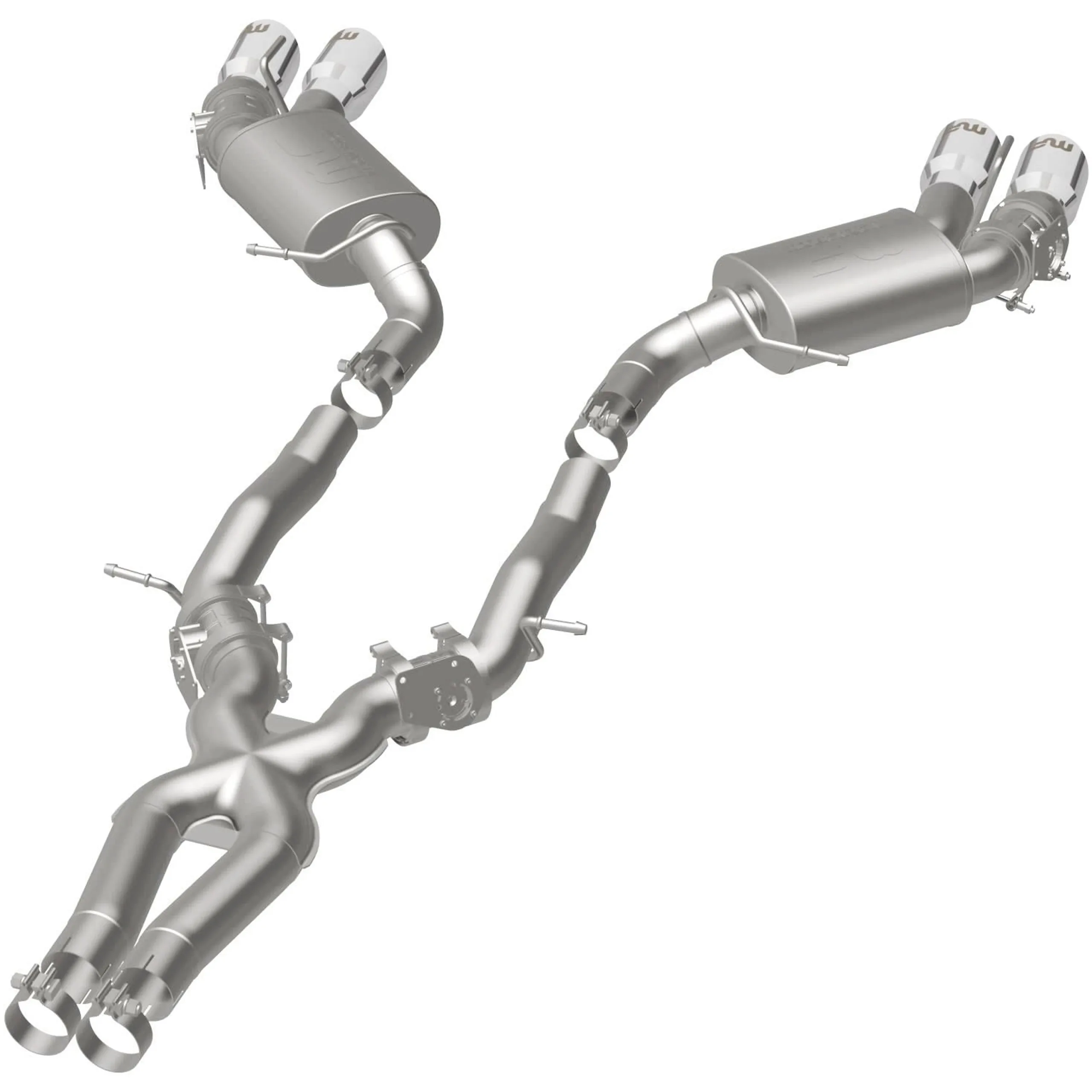 MagnaFlow 2016-2024 Chevrolet Camaro SS 6.2L Competition Series Cat-Back Performance Exhaust System (19265) - view 3