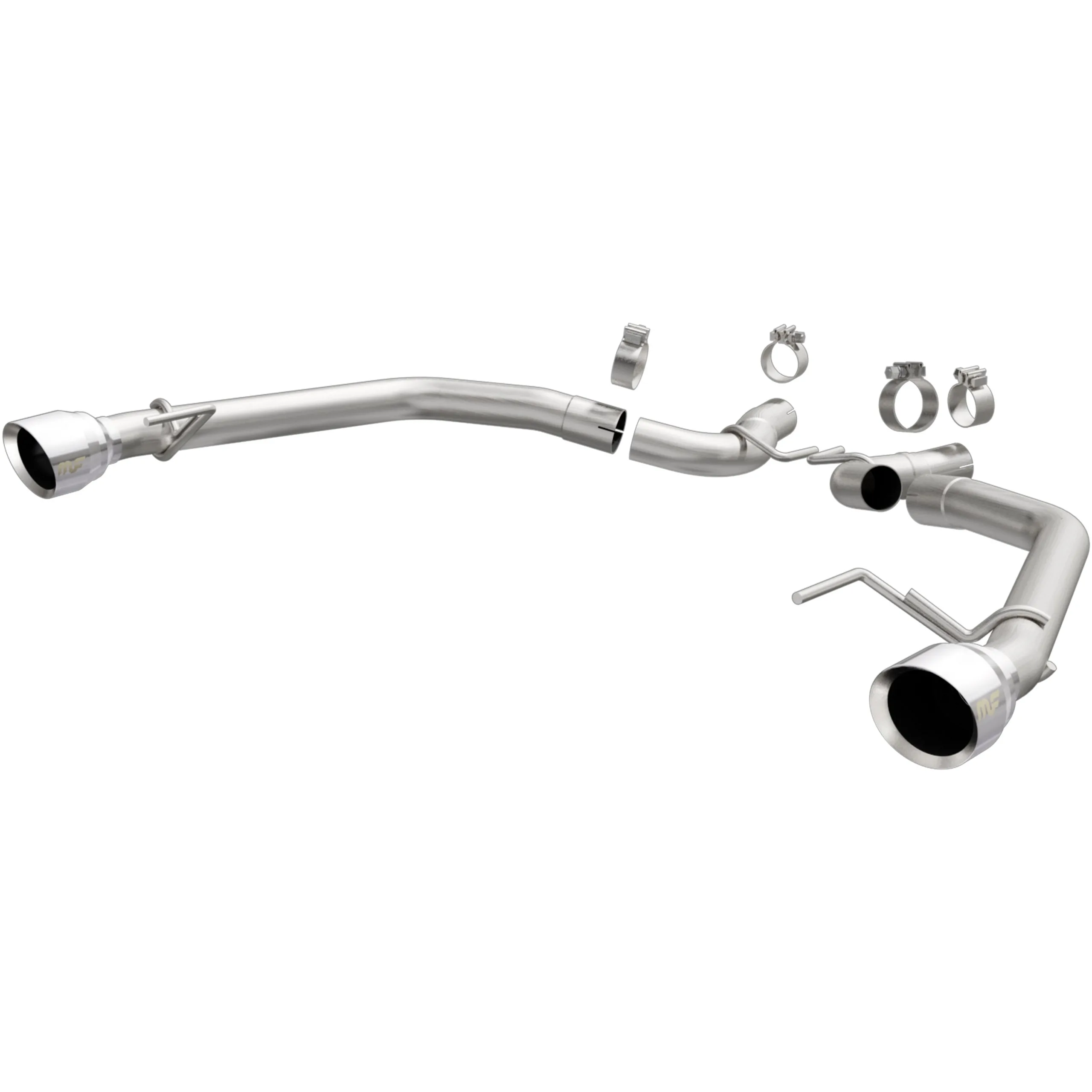 MagnaFlow 2015-2023 Ford Mustang 2.3L / 2015-2017 Ford Mustang 3.7L Race Series Axle Back Performance Exhaust System (19345)