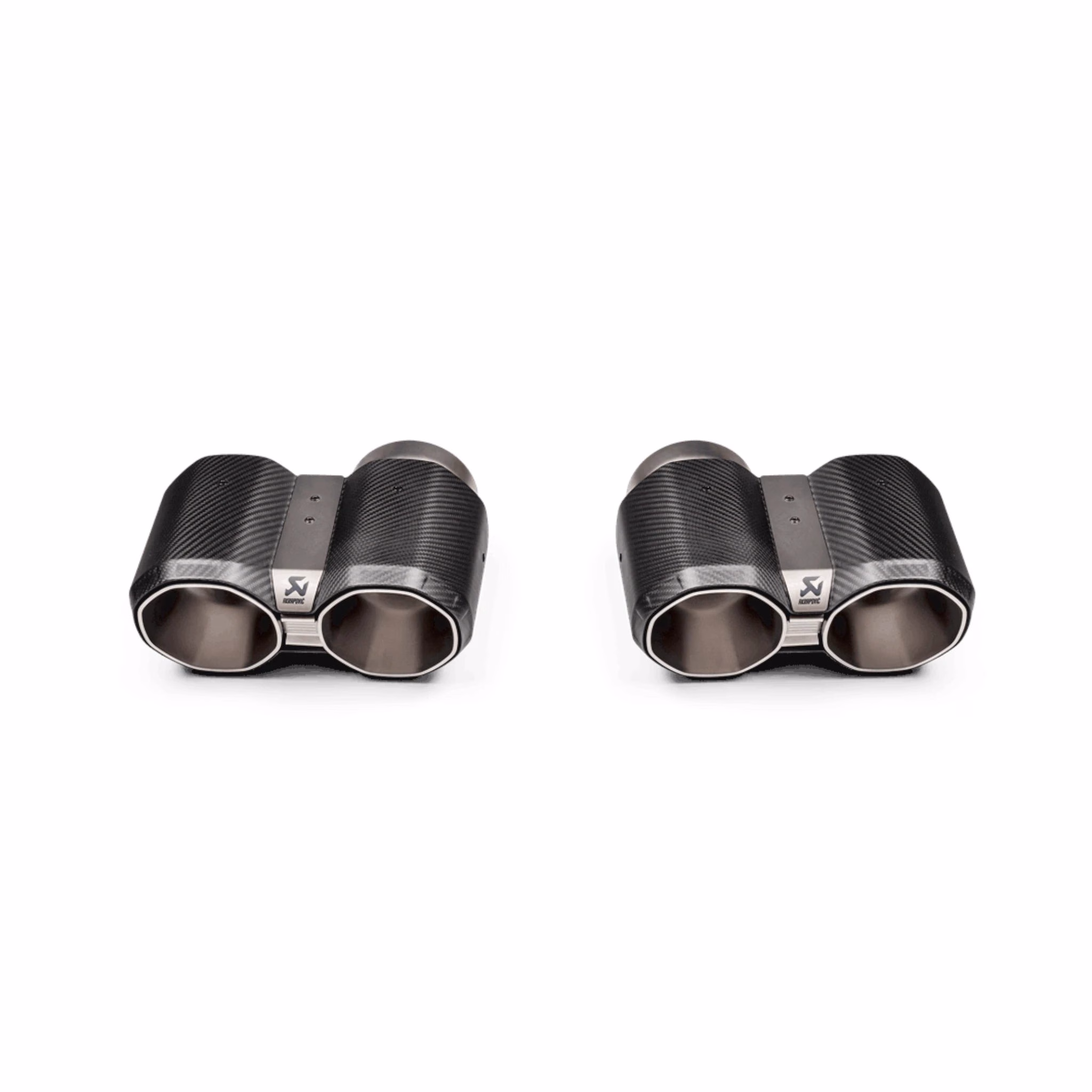 Akrapovic Octagonal Tail Pipe Set For BMW M2 / M3 / M4 (G87 / G80 / G81 / G82 / G83) | Carbon