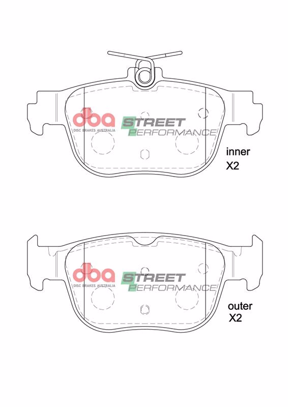 DBA Street Series T2 Disc & Street Performance Pad Kit For 2020-2025 Cupra Formentor VZ | Rear | 272mm - Image 4