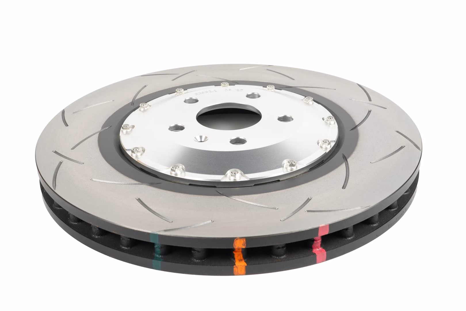 DBA 5000 Series T3 Slotted 2-Piece Brake Discs For Audi RS Q3 F3/RS3 8Y / Cupra Formentor VZ | Front | 374mm | Silver Hat | Pair
