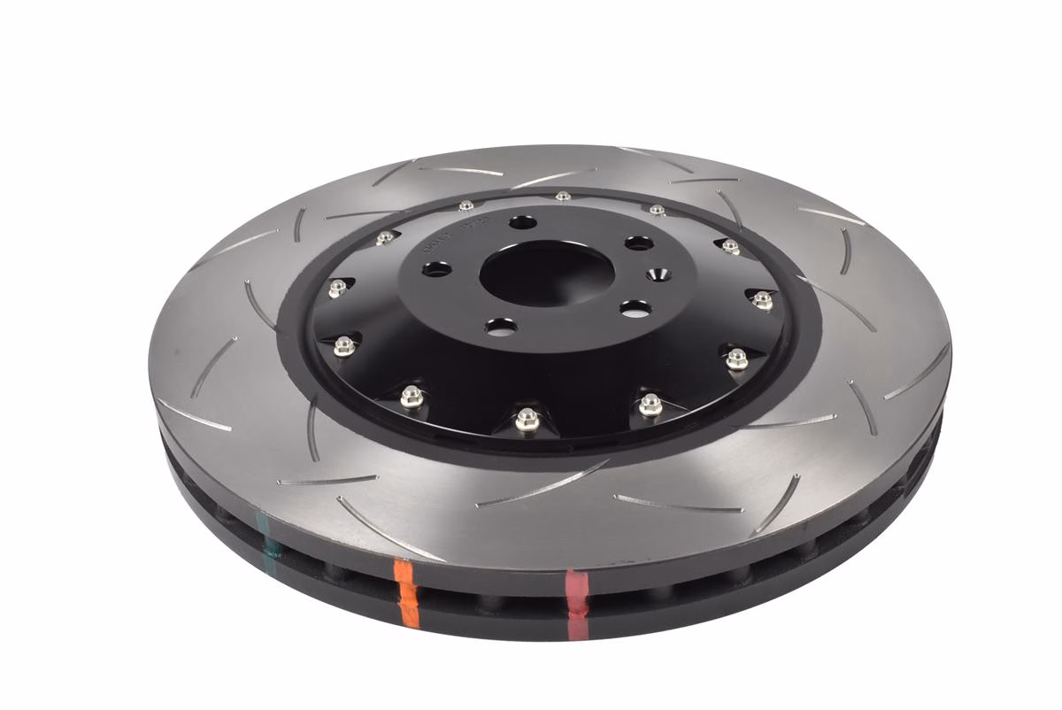 DBA 5000 Series T3 Slotted 2-Piece Brake Discs For 2021-2024 Audi SQ8 | Front | 400mm | Black Hat | Pair