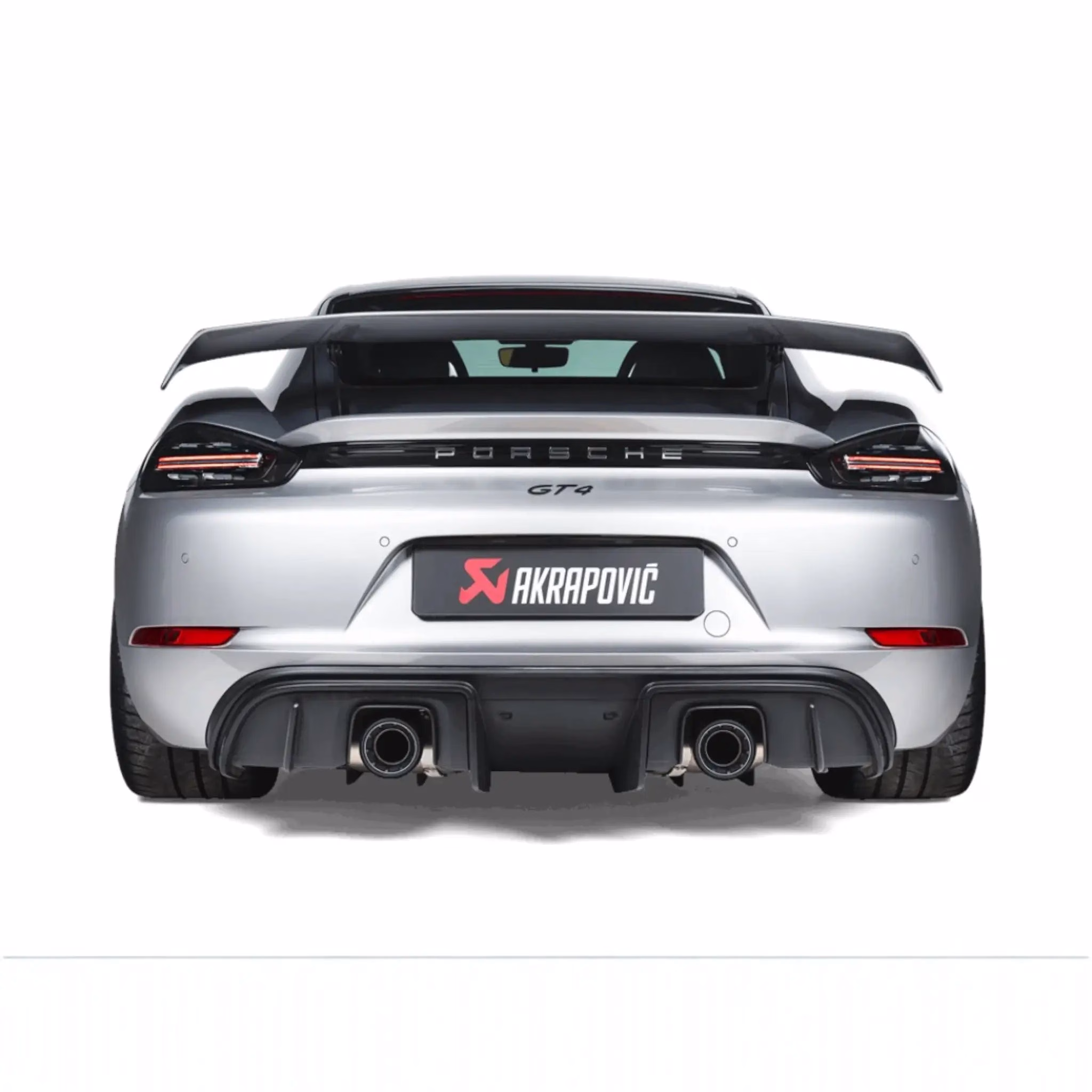 Akrapovic Slip-On Race Line For Porsche 718 Cayman GT4 / GTS 4.0 / Boxster GTS 4.0 | Titanium | 2020 - Image 2