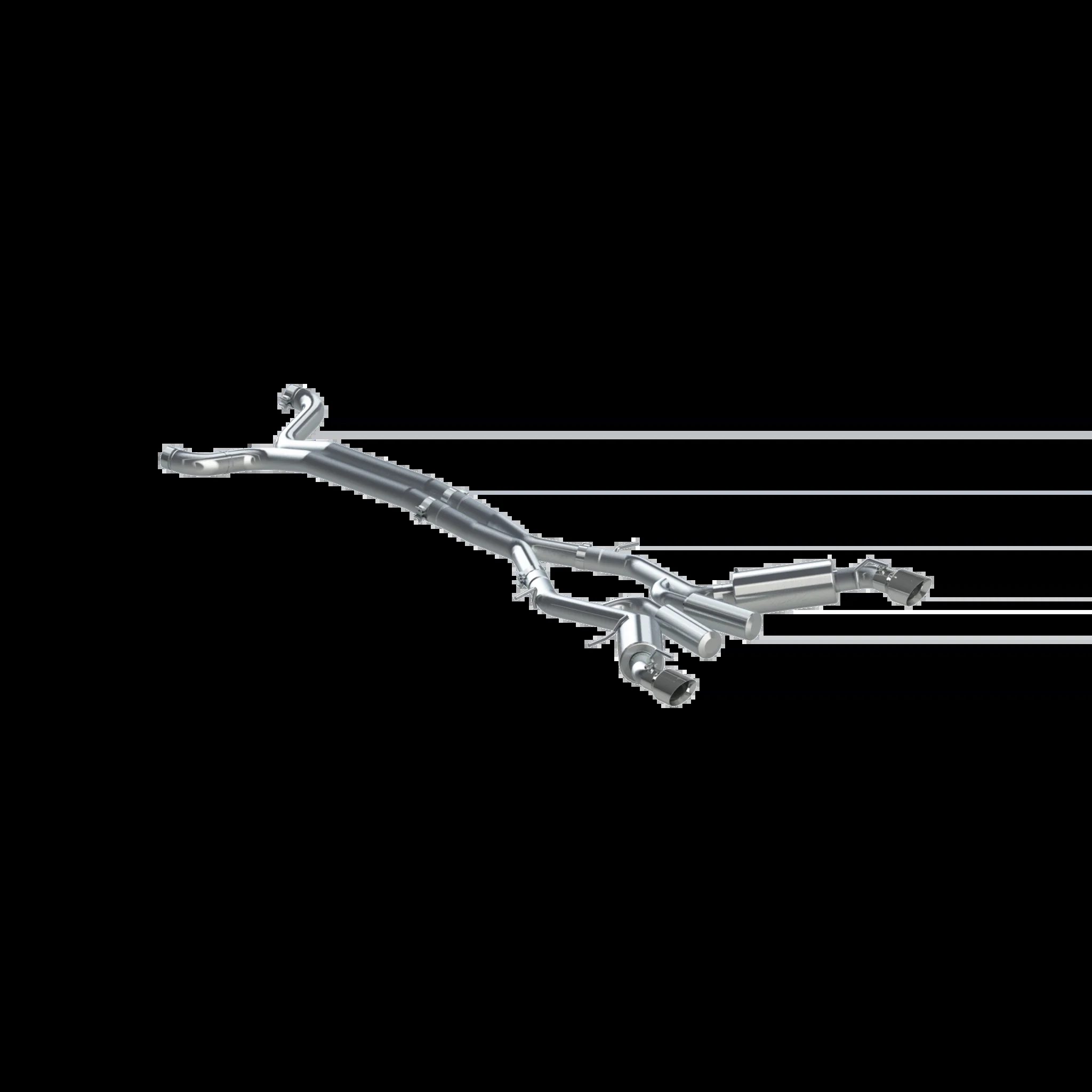 MBRP 3-Inch Cat-Back Exhaust For 2016-2024 Chevrolet Camaro SS | Street Profile | Dual Rear Exit | Armor Plus | Stainless Steel Tips